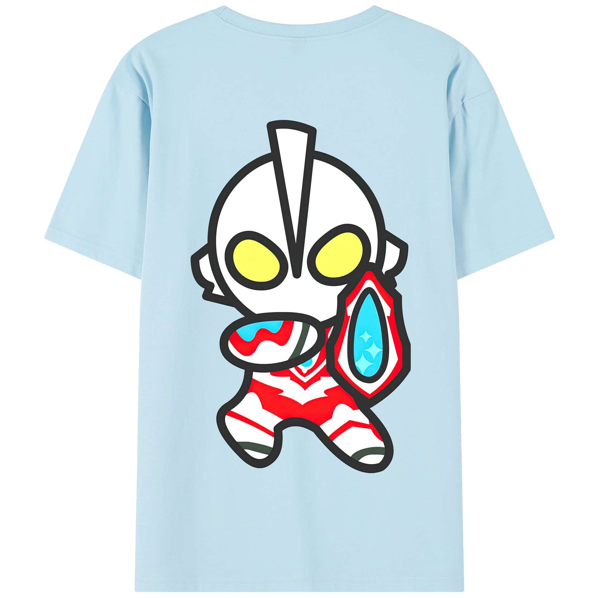 （画像用） ウルトラマン Ultraman 綿100％半袖Tシャツ（背面プリント）